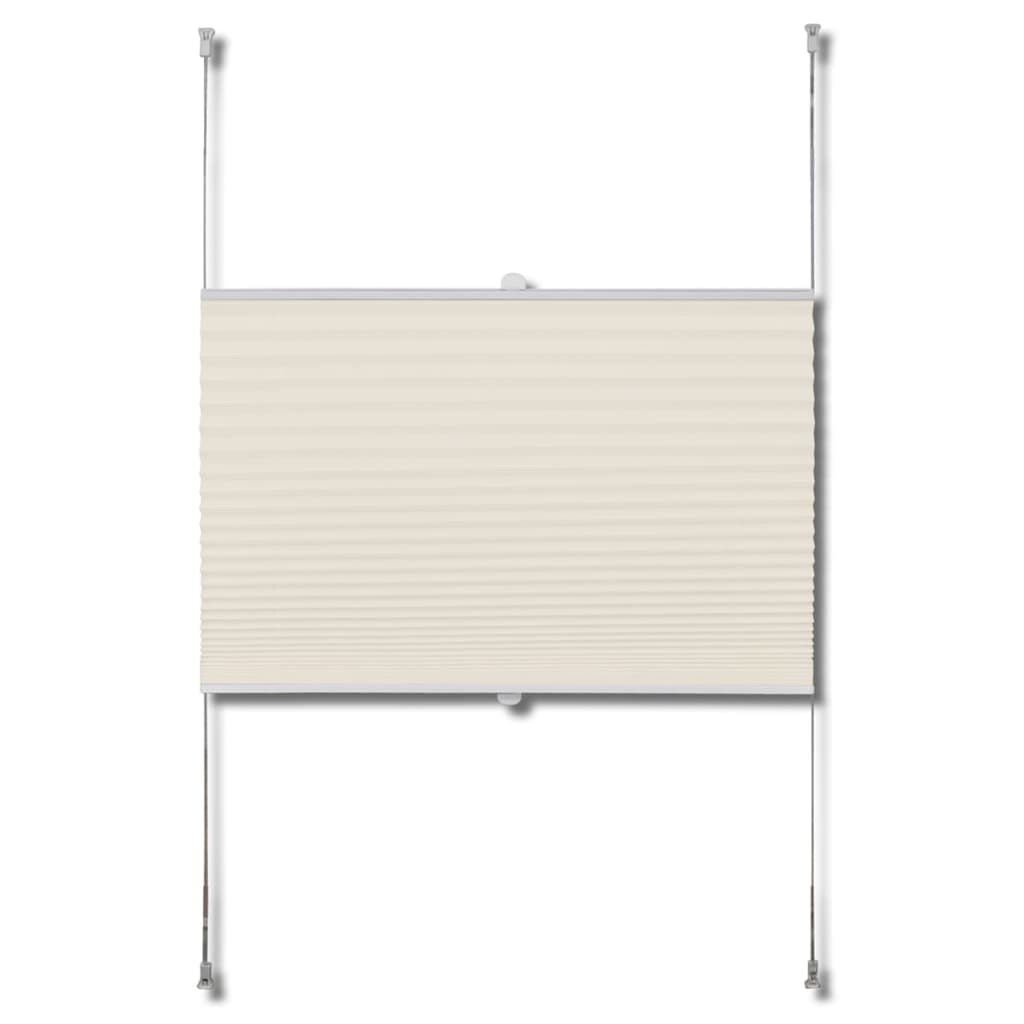 Plisse Kaihdin 80x100cm Kermanvärinen - Sisustajankoti.fi