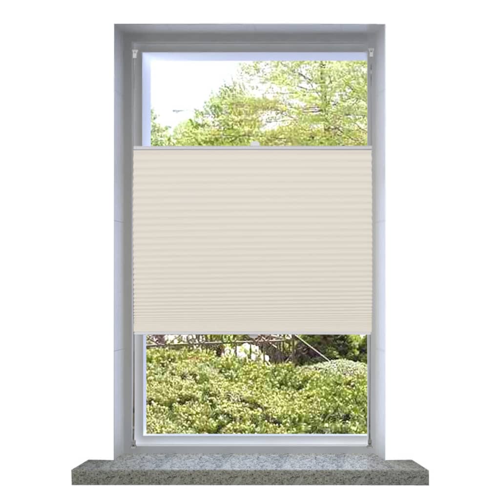 Plisse Kaihdin 80x100cm Kermanvärinen - Sisustajankoti.fi