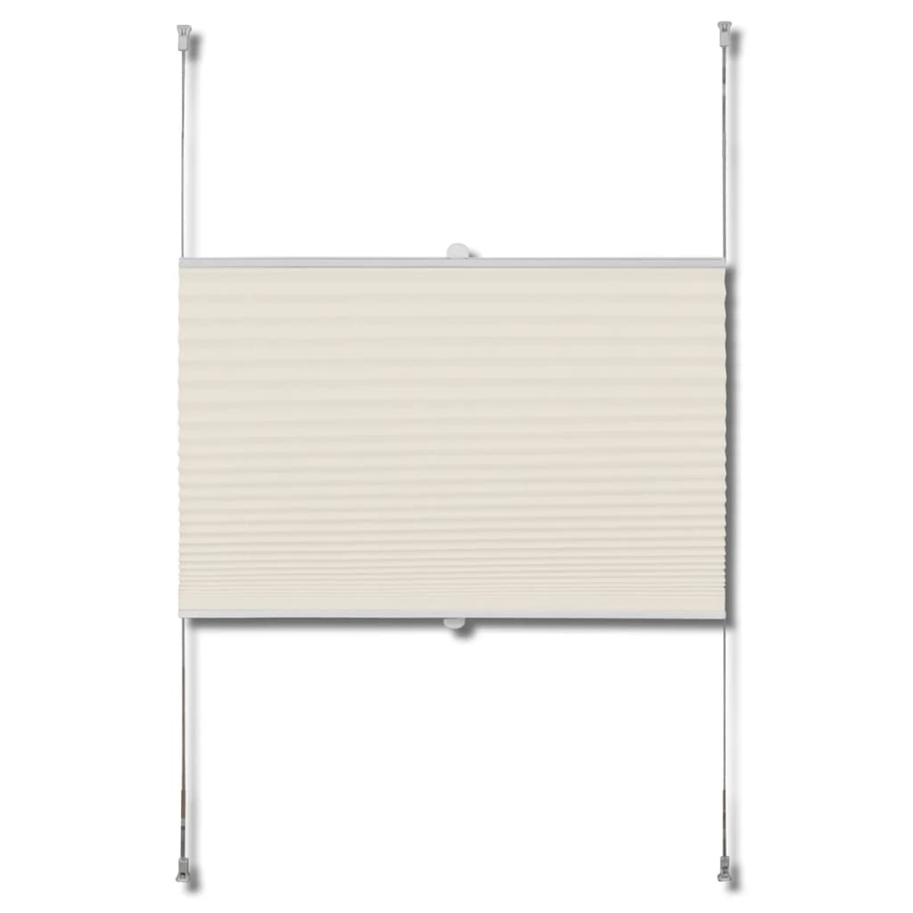 Plisse Kaihdin 80x200cm Kermanvärinen - Sisustajankoti.fi