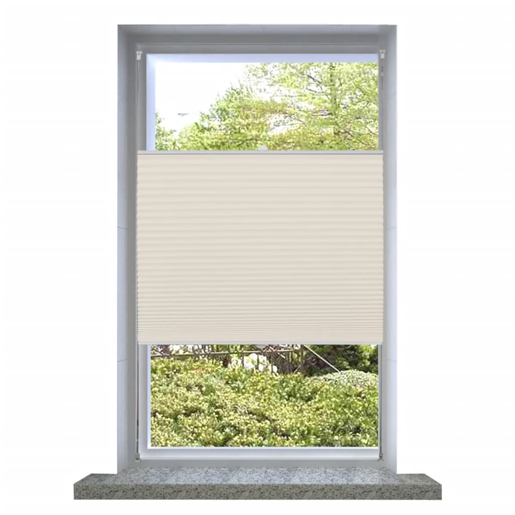 Plisse Kaihdin 80x200cm Kermanvärinen - Sisustajankoti.fi