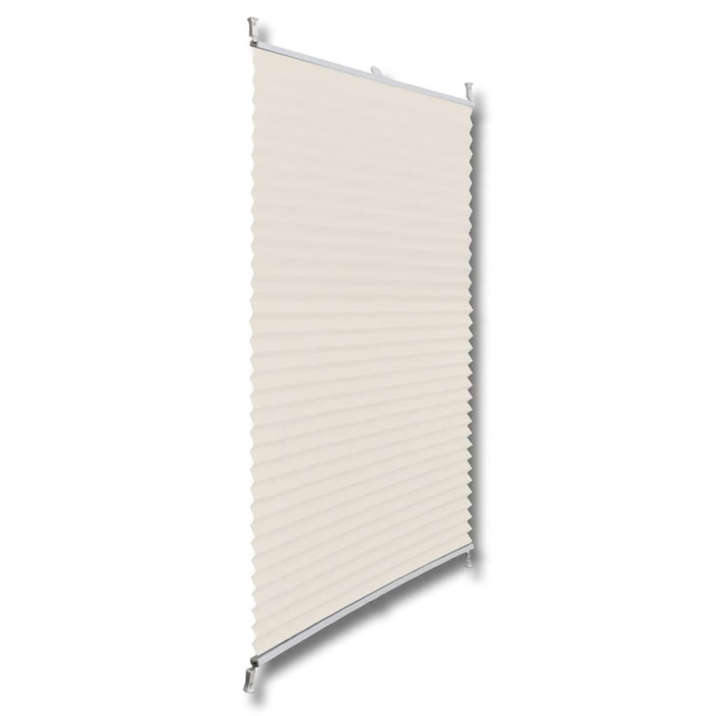 Plisse Kaihdin 100x150cm Kermanvärinen - Sisustajankoti.fi