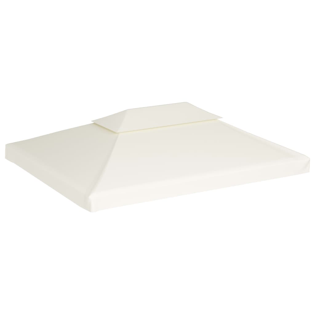Huvimajan vaihtokatto 310 g/m² kermanvalkoinen 3 x 4 m - Sisustajankoti.fi