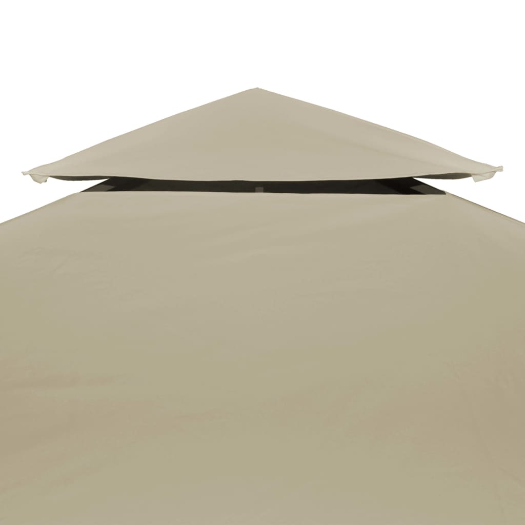 Huvimajan vaihtokatto 310 g/m² Beige 3 x 4 m - Sisustajankoti.fi