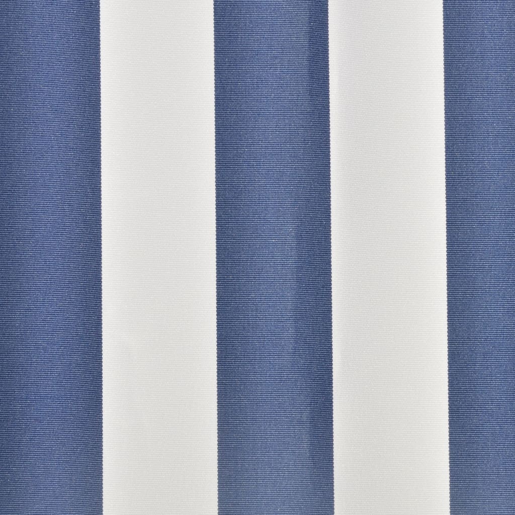 Markiisikangas 6 x 3 m sininen & valkoinen (ei sisällä runkoa) - Sisustajankoti.fi