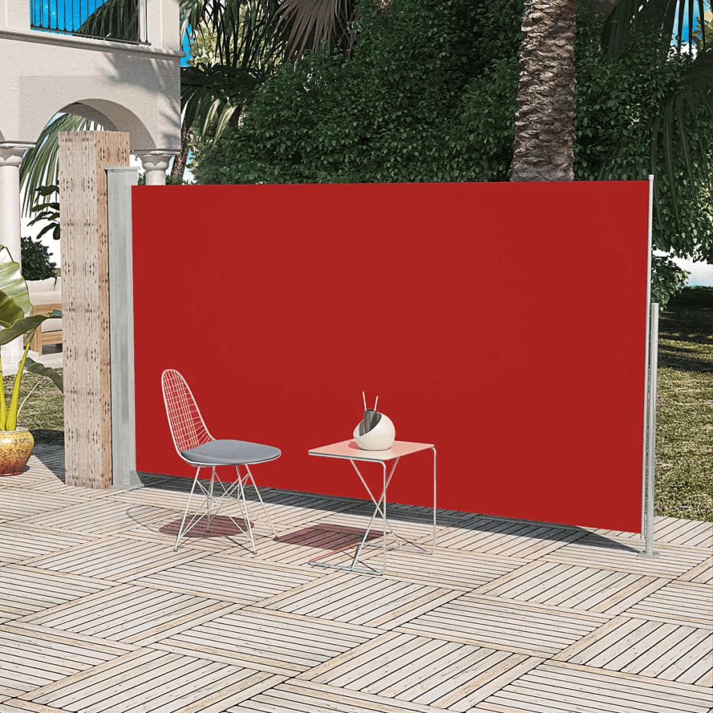 Sivumarkiisi terassille 180 x 300 cm punainen - Sisustajankoti.fi