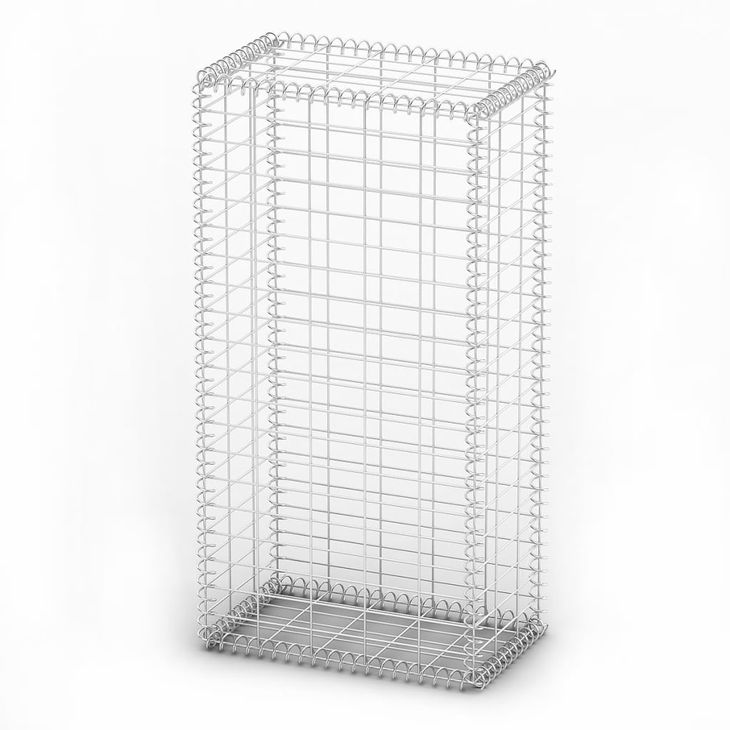Gabion/kivikori kansilla galvanoitu vaijeri 100x50x30 cm - Sisustajankoti.fi