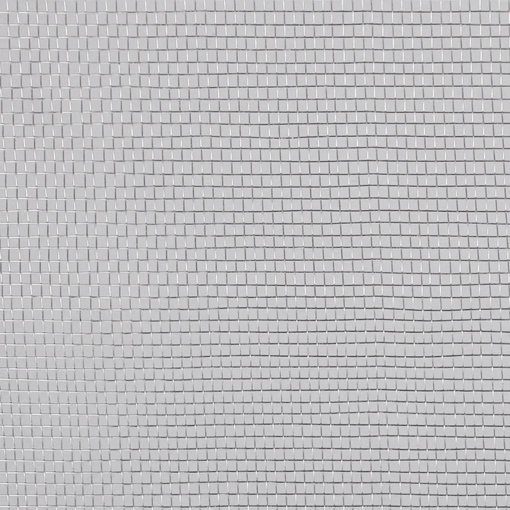 Verkkosuoja alumiini 100x500 cm hopea - Sisustajankoti.fi