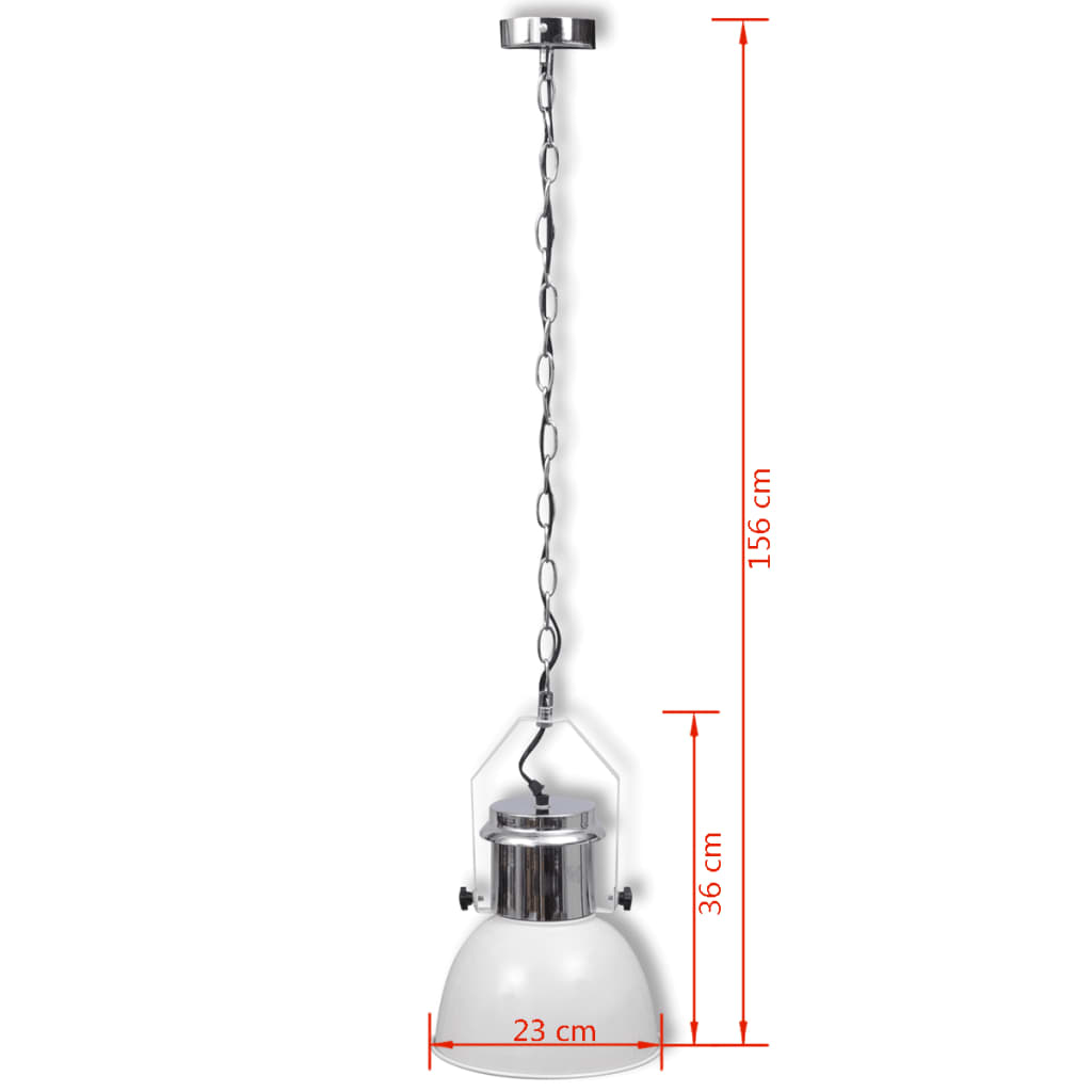 Kattovalaisin 2 kpl metalli korkeusäädettävä moderni valkoinen - Sisustajankoti.fi