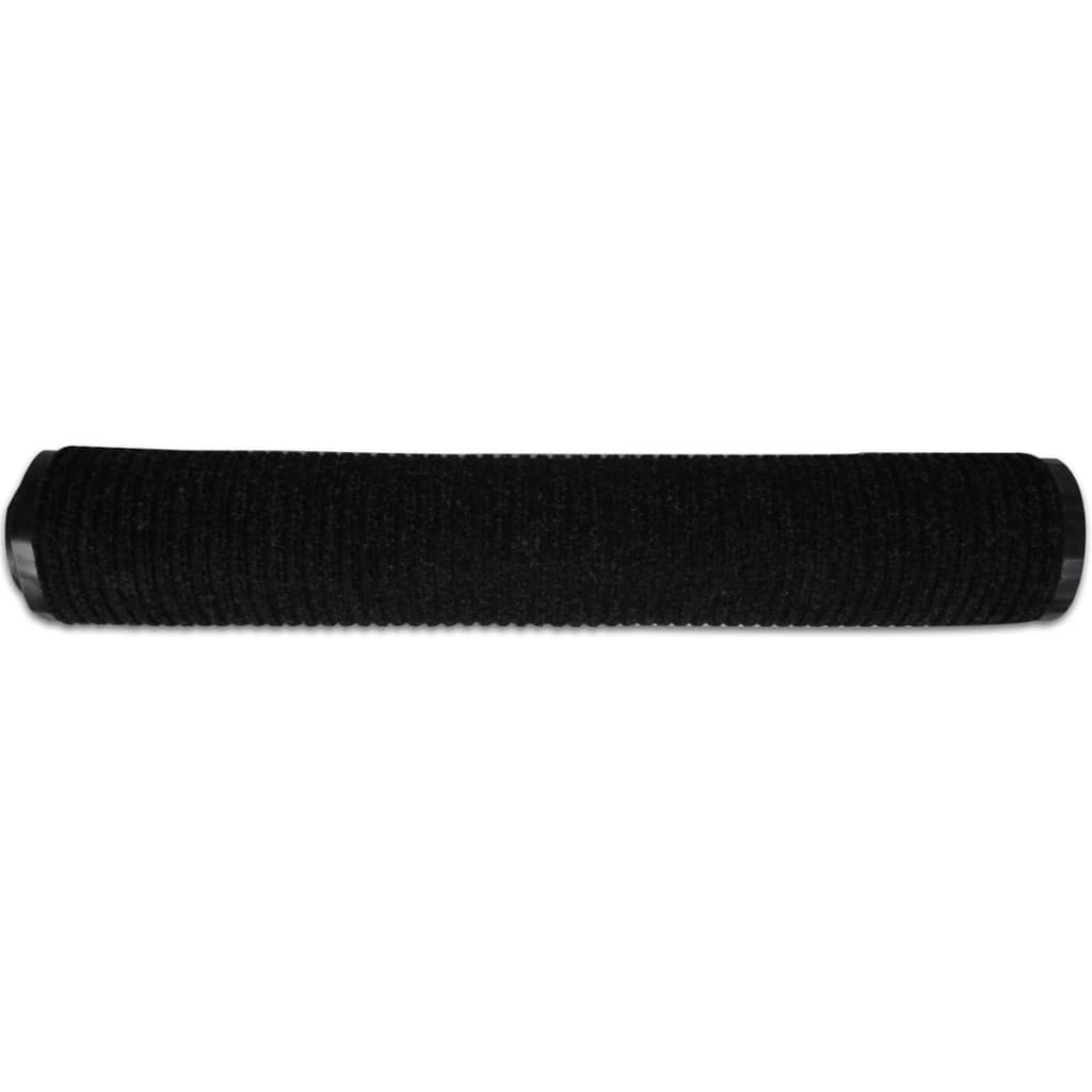 Musta PVC Ovimatto 90 x 60 cm - Sisustajankoti.fi