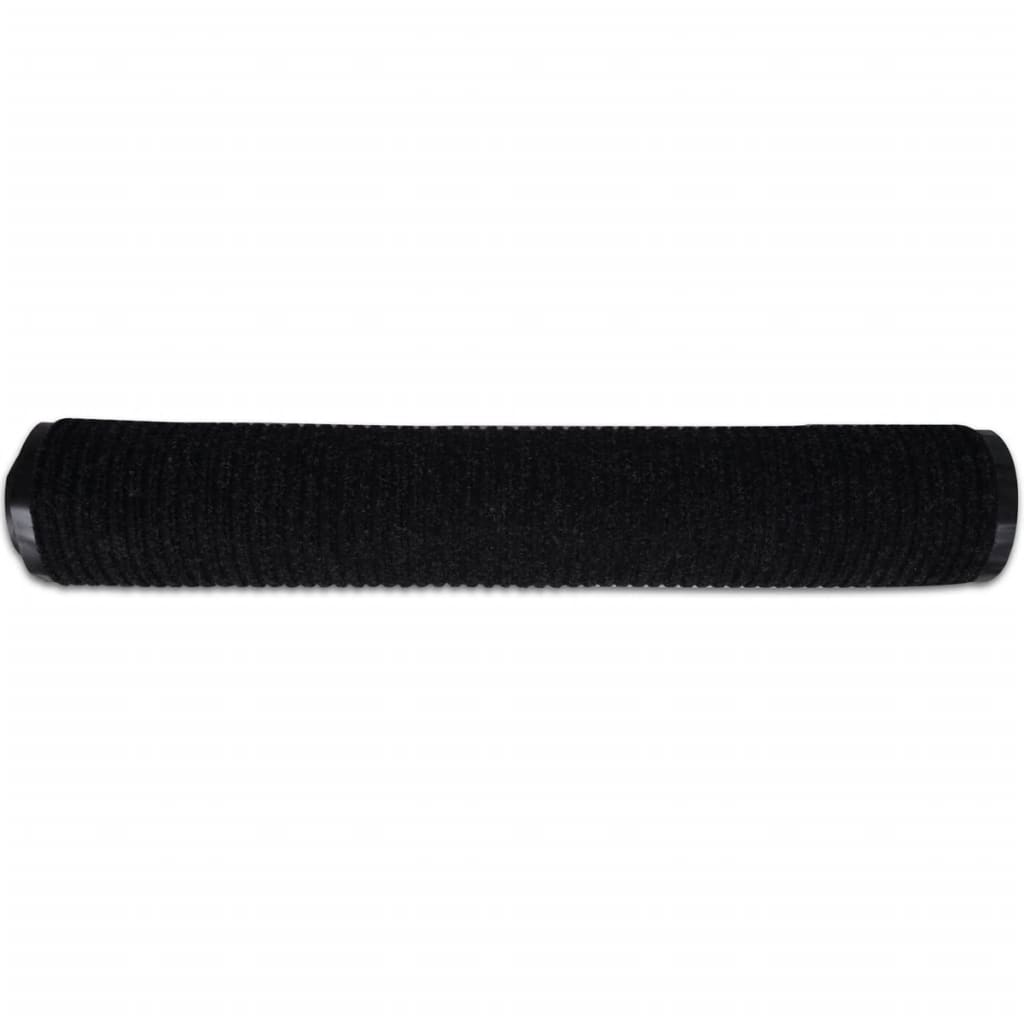 Musta PVC Ovimatto 90 x 120 cm - Sisustajankoti.fi