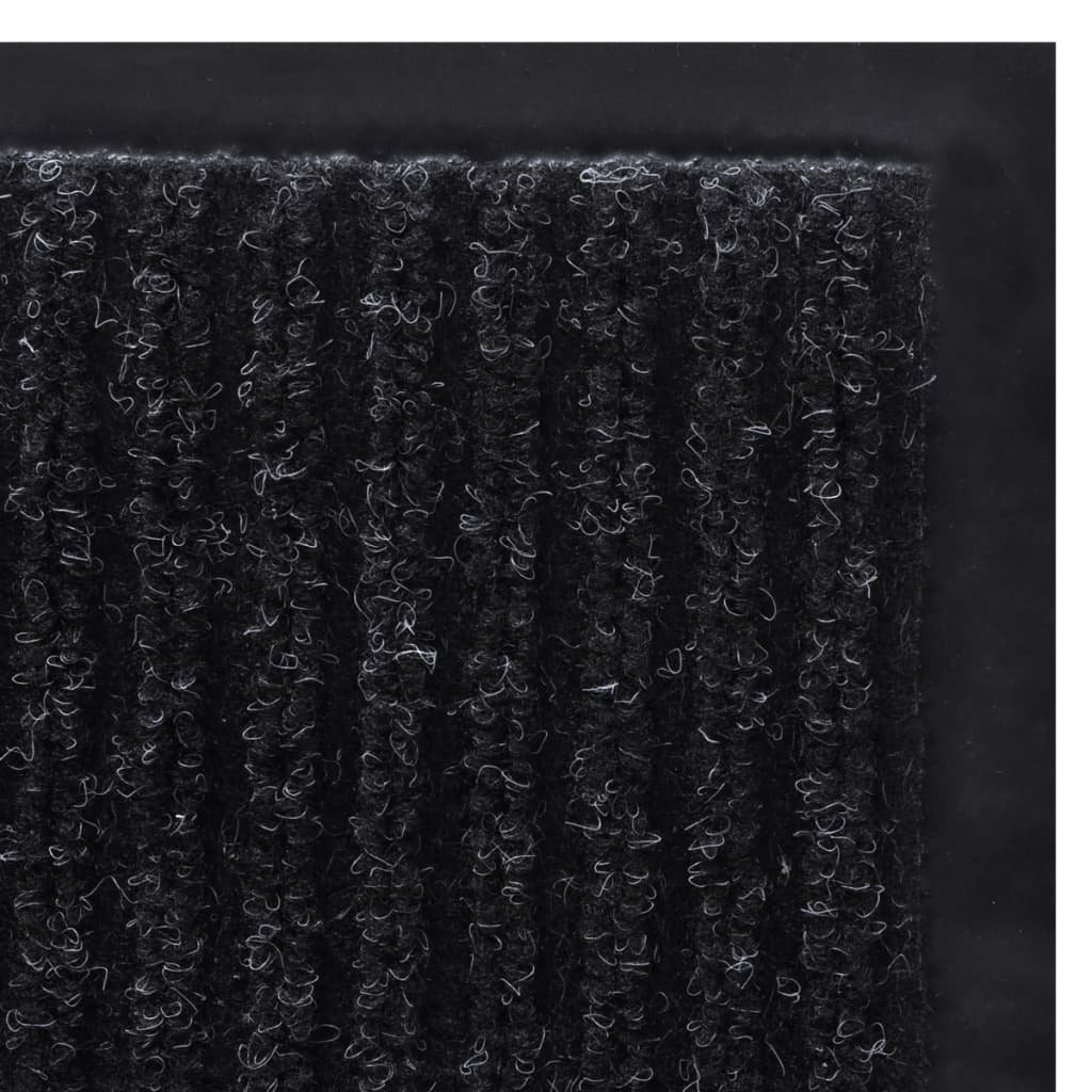 Musta PVC Ovimatto 90 x 120 cm - Sisustajankoti.fi