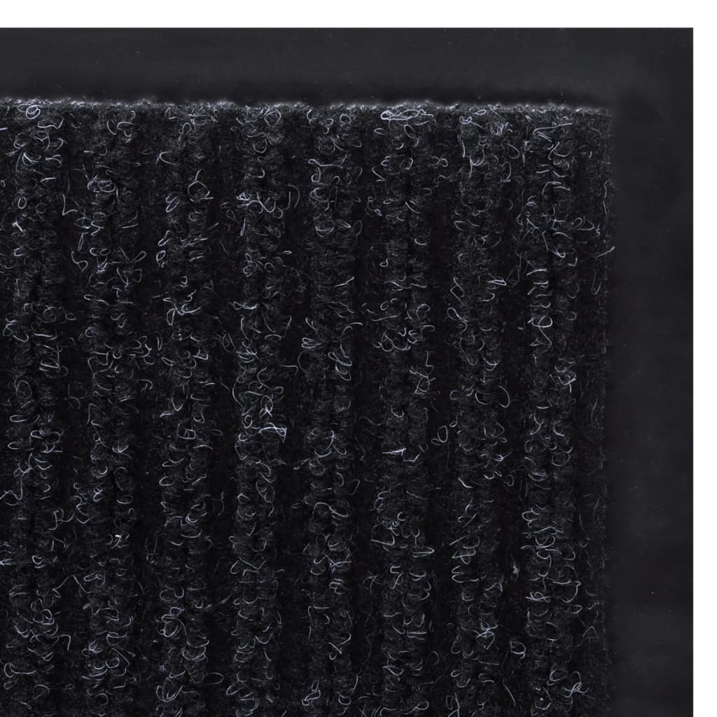 Musta PVC Ovimatto 90 x 150 cm - Sisustajankoti.fi