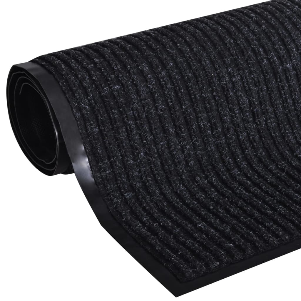 Musta PVC Ovimatto 120 x 180 cm - Sisustajankoti.fi