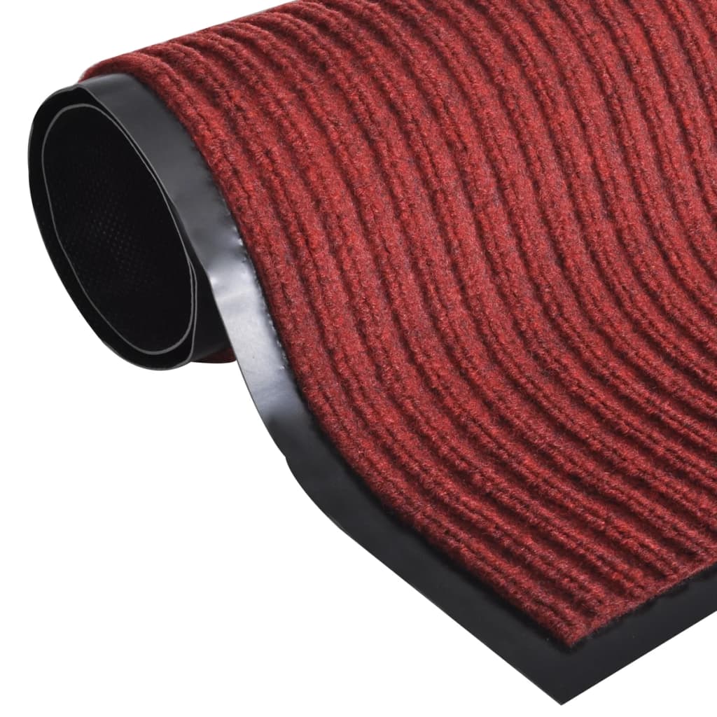 Punainen PVC Ovimatto 90 x 120 cm - Sisustajankoti.fi