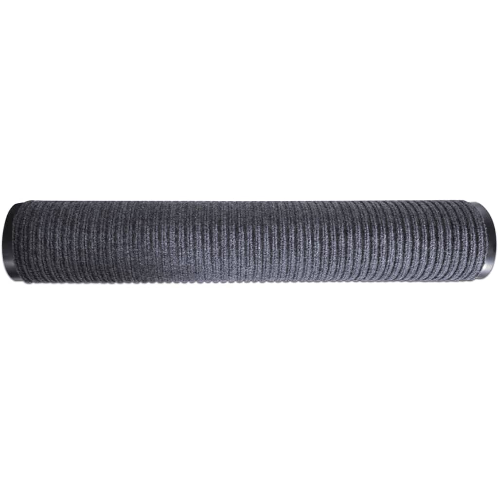 Harmaa PVC Ovimatto 90 x 60 cm - Sisustajankoti.fi