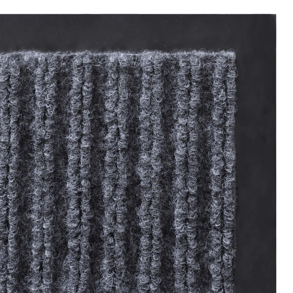Harmaa PVC Ovimatto 90 x 60 cm - Sisustajankoti.fi