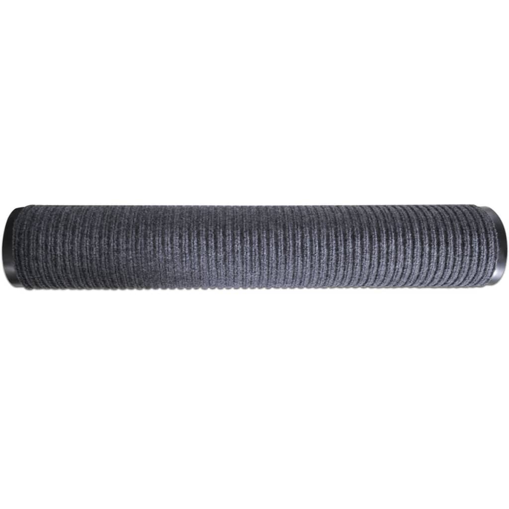 Harmaa PVC Ovimatto 90 x 120 cm - Sisustajankoti.fi