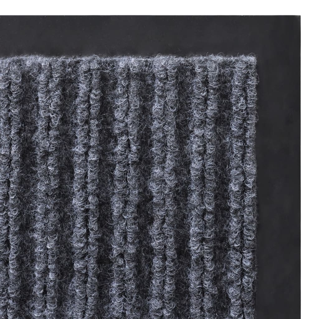 Harmaa PVC Ovimatto 90 x 120 cm - Sisustajankoti.fi