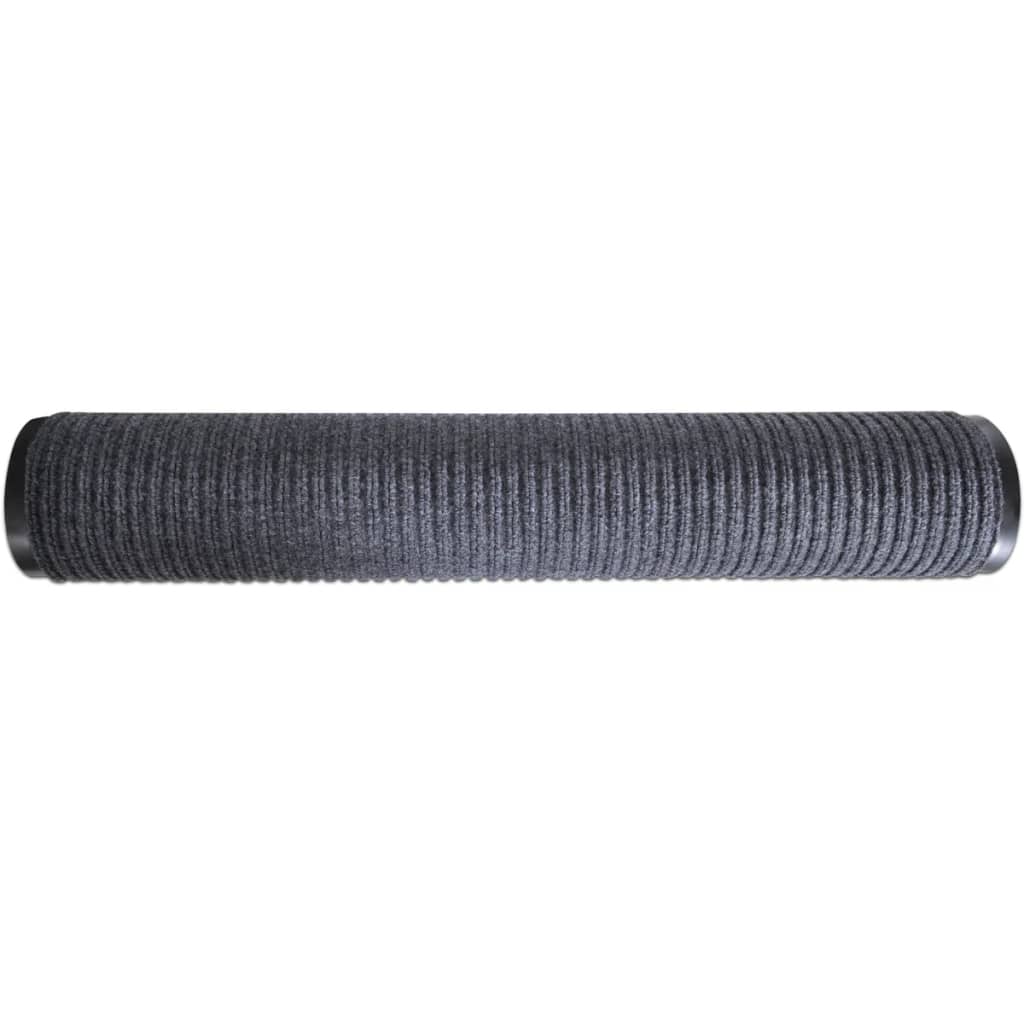 Harmaa PVC Ovimatto 90 x 150 cm - Sisustajankoti.fi