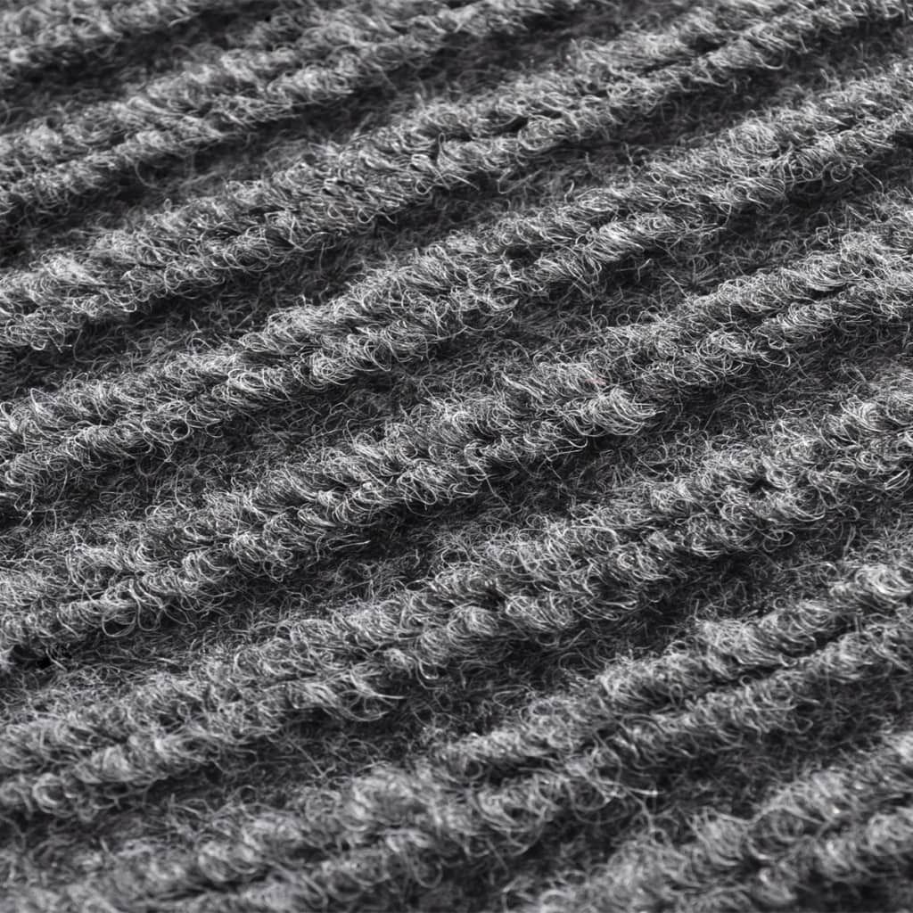 Harmaa PVC Ovimatto 90 x 150 cm - Sisustajankoti.fi
