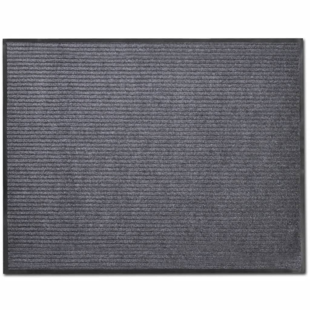 Harmaa PVC Ovimatto 120 x 180 cm - Sisustajankoti.fi