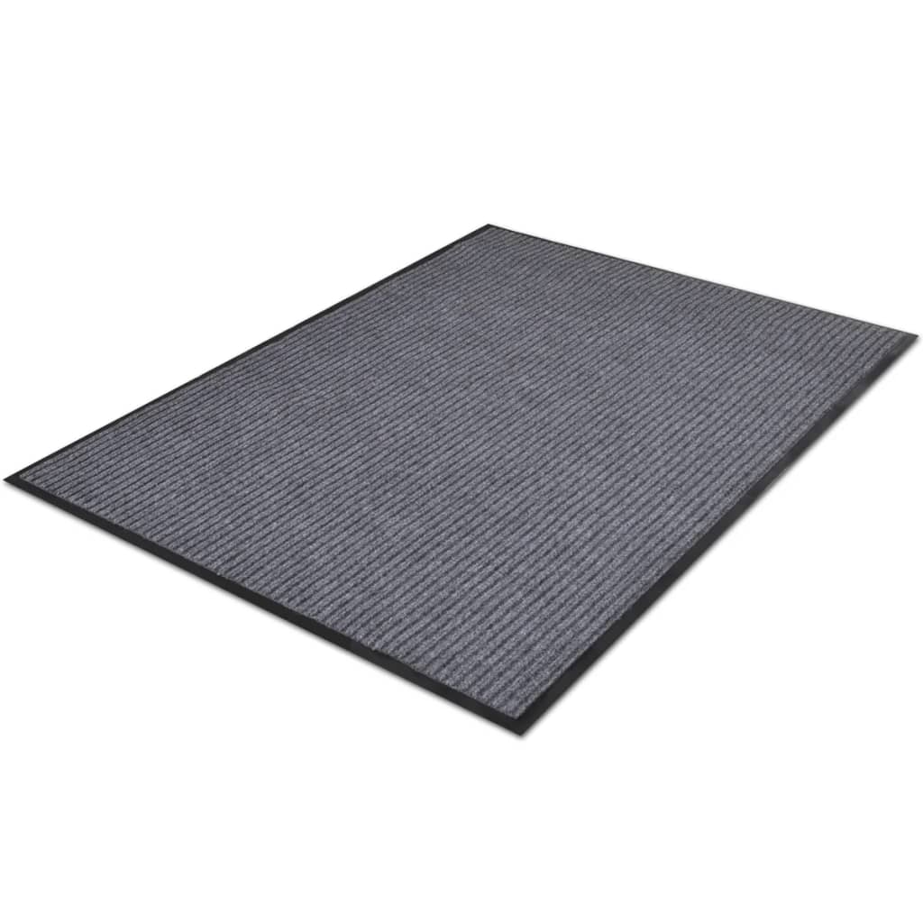 Harmaa PVC Ovimatto 120 x 180 cm - Sisustajankoti.fi