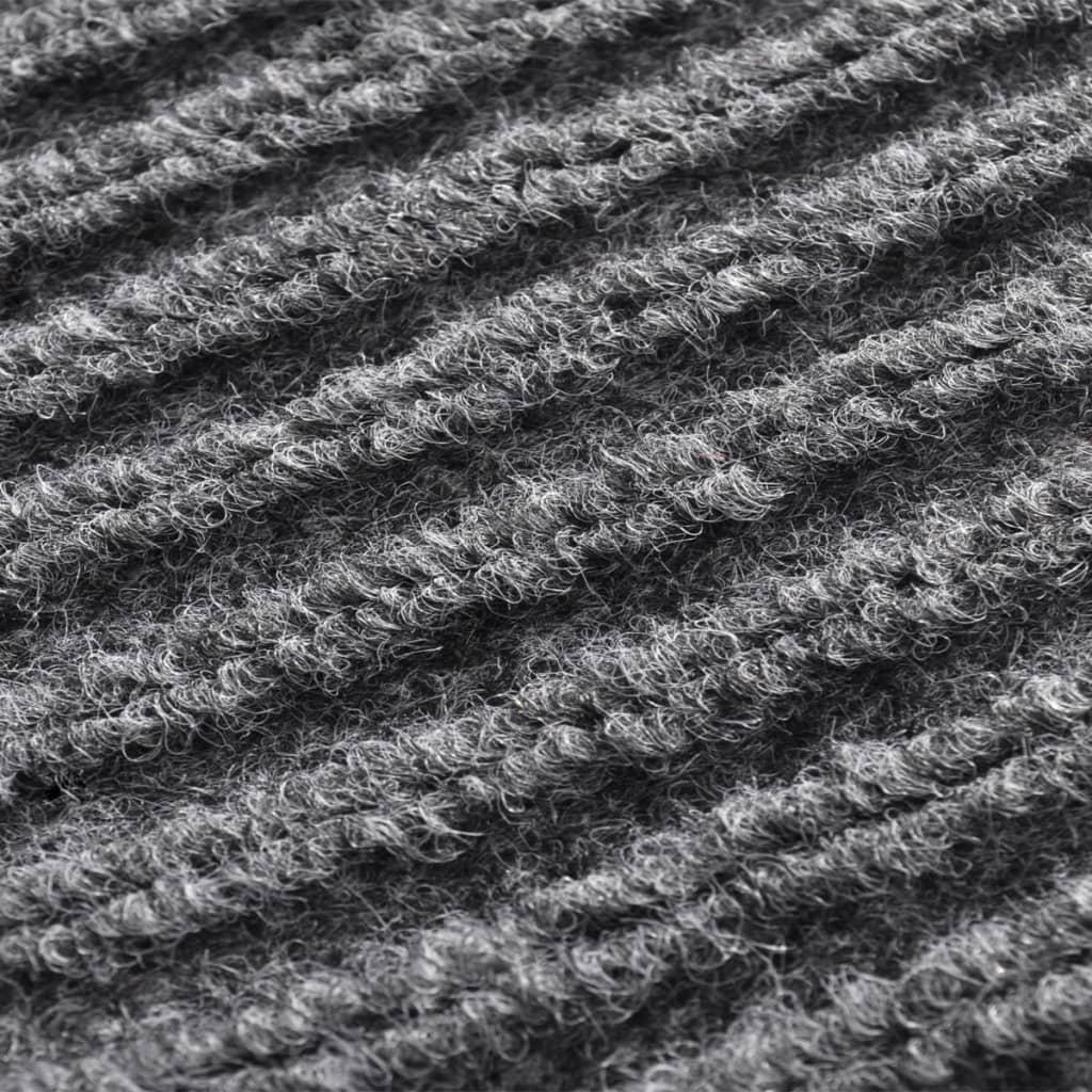 Harmaa PVC Ovimatto 120 x 180 cm - Sisustajankoti.fi