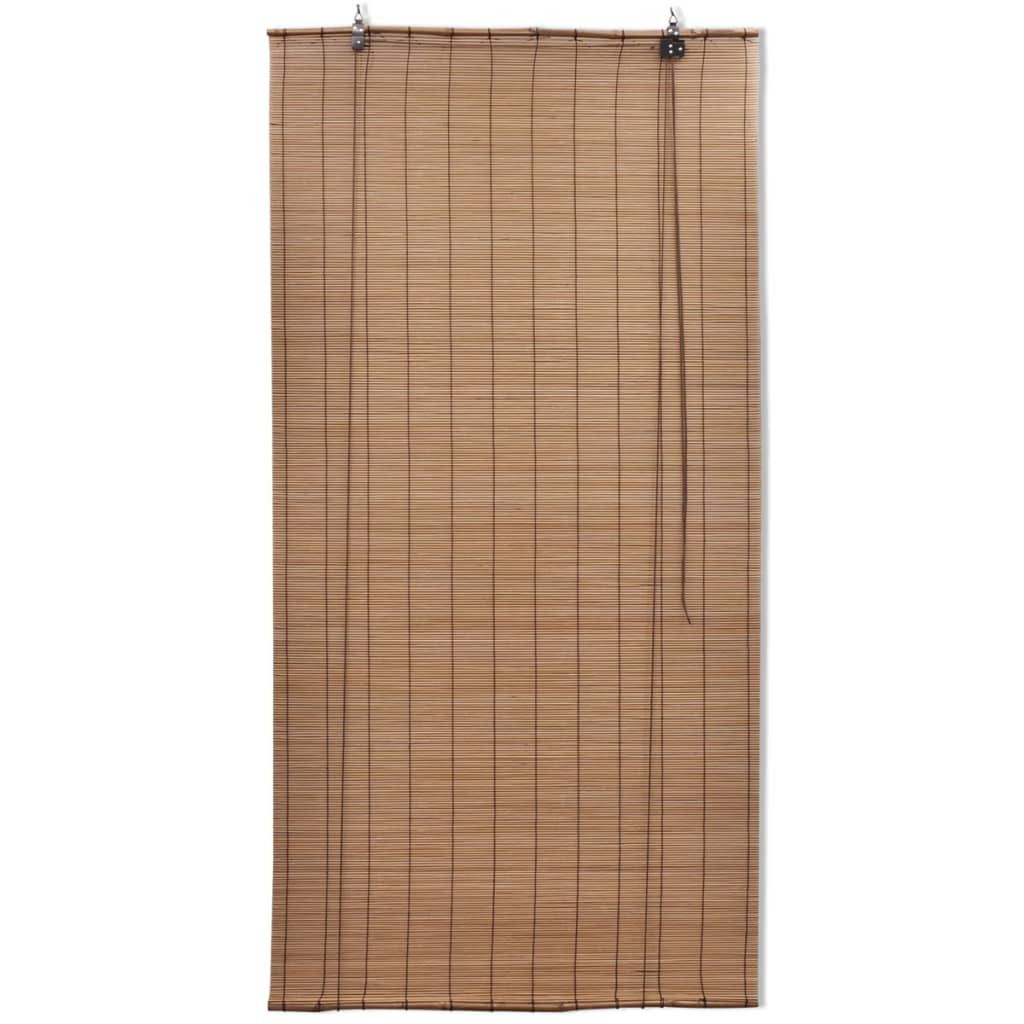 Ruskeat bambu rullaverhot 120 x 220 cm - Sisustajankoti.fi