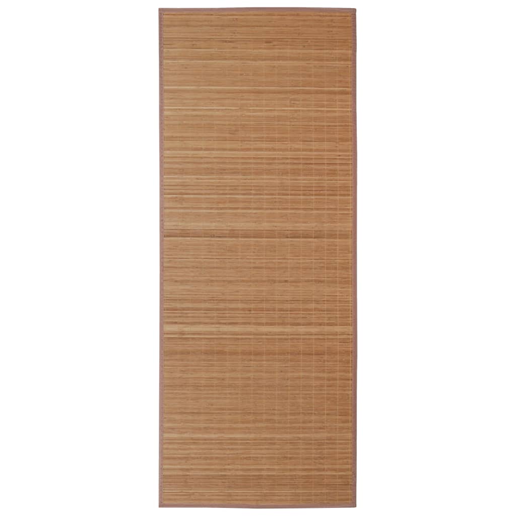 Ruskea Suorakaide Bambumatto 120 x 180 cm - Sisustajankoti.fi