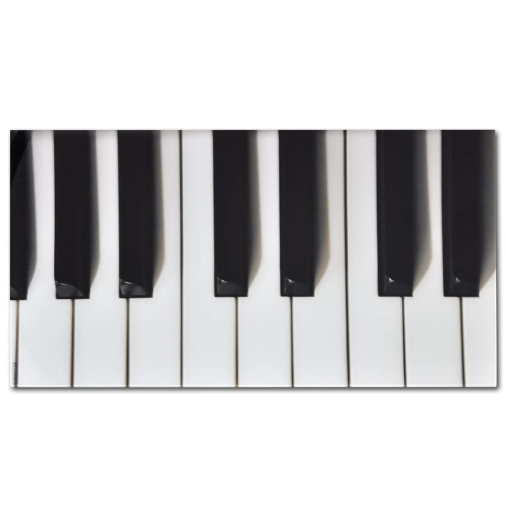 Sohvapöytä lasisella pöytälevyllä ja pianokuviolla - Sisustajankoti.fi