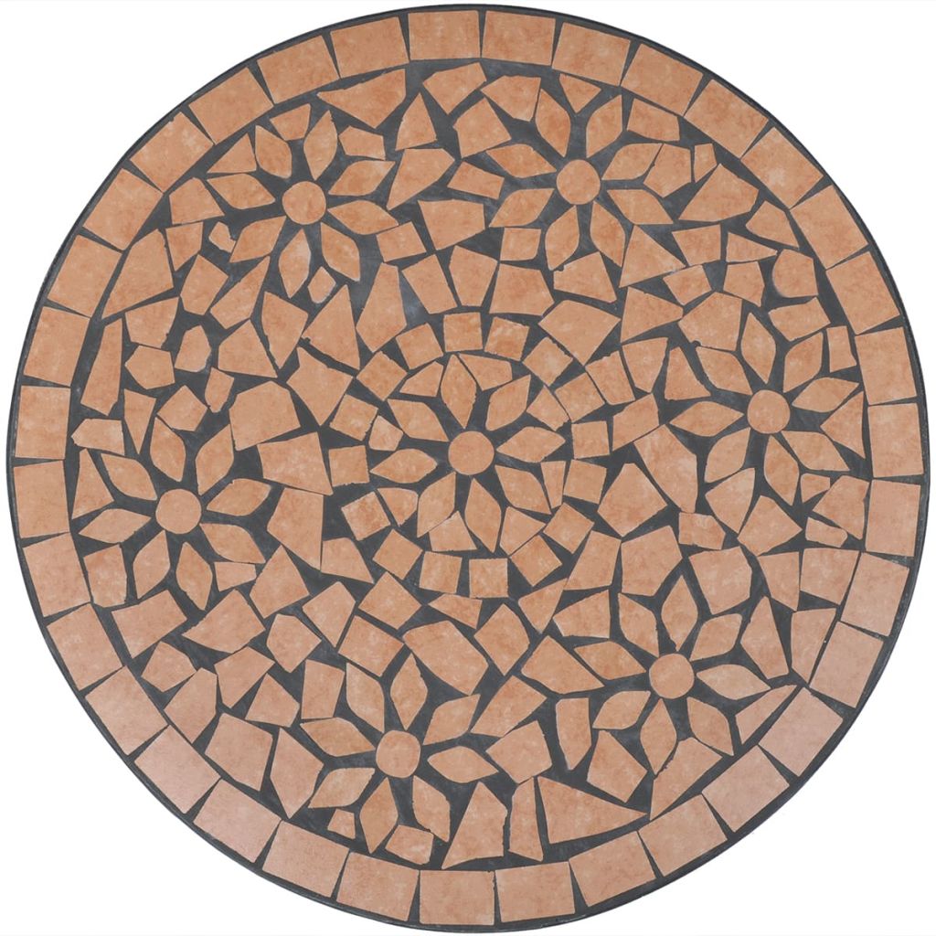 Bistropöytä terrakotta 60 cm mosaiikki - Sisustajankoti.fi