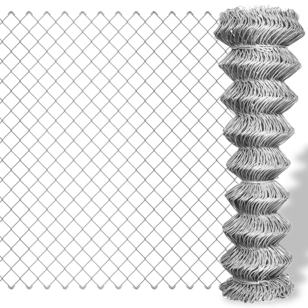 Verkkoaita galvanoitu teräs 25x2 m hopea - Sisustajankoti.fi