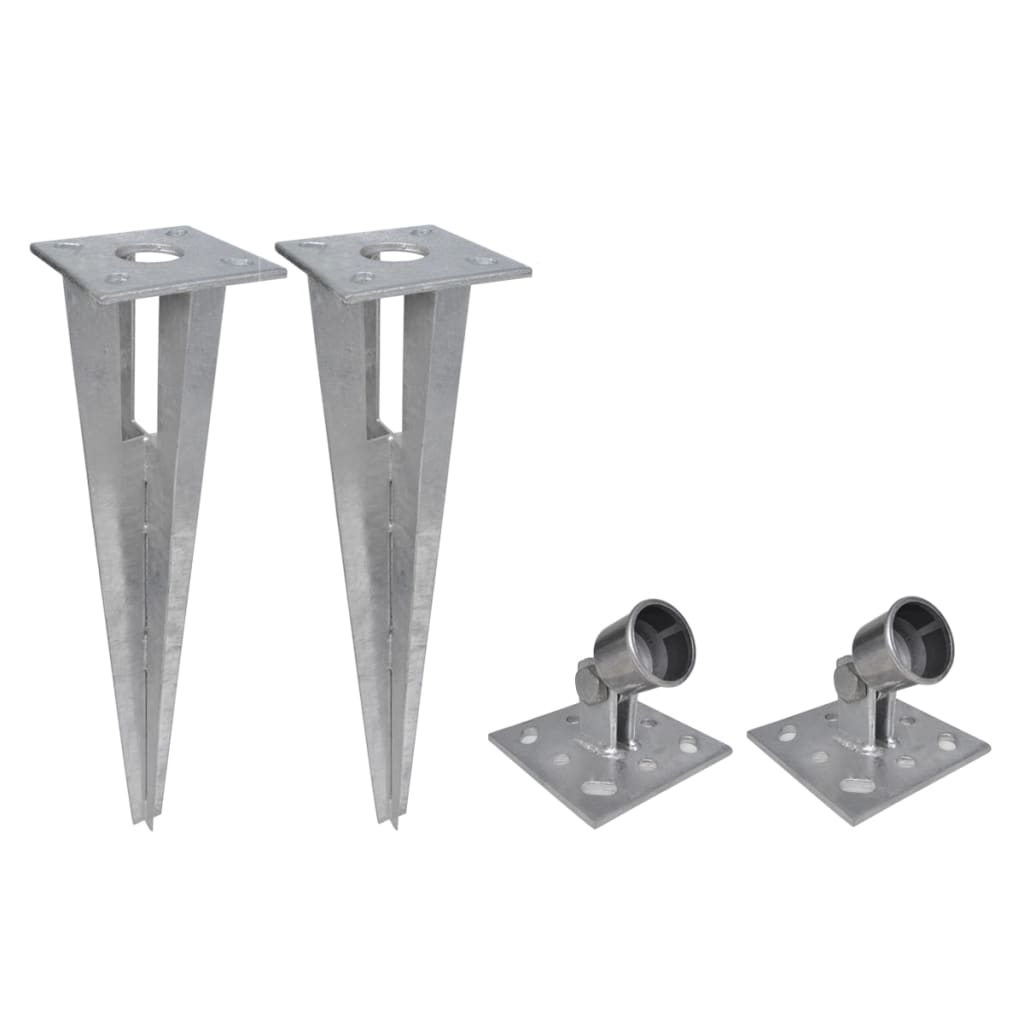 Verkkoaita tolpilla piikeillä galvanoitu teräs 15x0,8 m - Sisustajankoti.fi