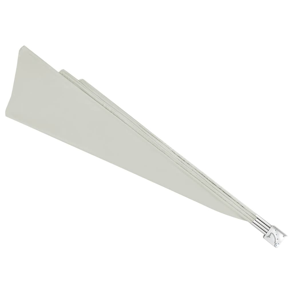 Kokoontaittuva parvekkeen sivumarkiisi kerma 140x140 cm - Sisustajankoti.fi
