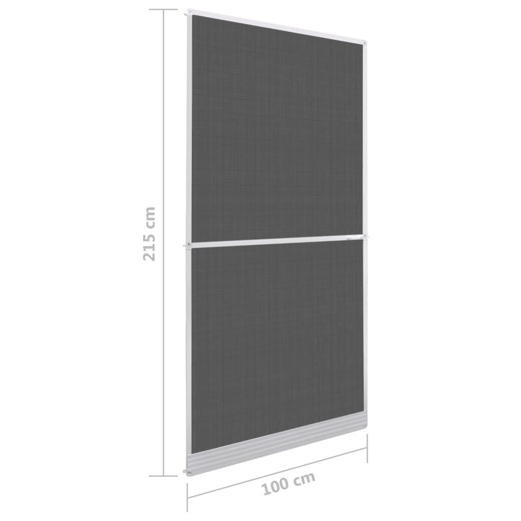 Saranoitu valkoinen hyönteisverkko oviin 100 x 215 cm - Sisustajankoti.fi