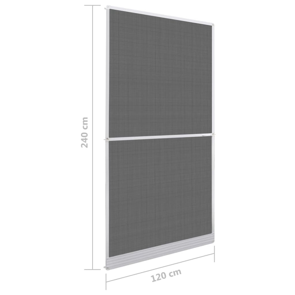 Saranoitu valkoinen hyönteisverkko oviin 120 x 240 cm - Sisustajankoti.fi