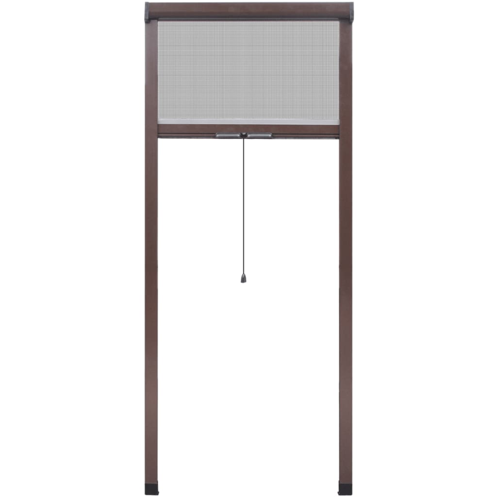 Ruskea Alas Rullattava Hyönteisverkko Ikkunaan 80 x 170 cm - Sisustajankoti.fi