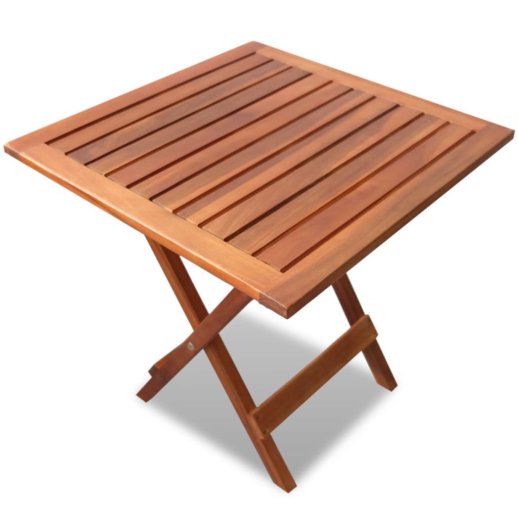 Bistropöytä 46x46x47 cm täysi akaasiapuu - Sisustajankoti.fi