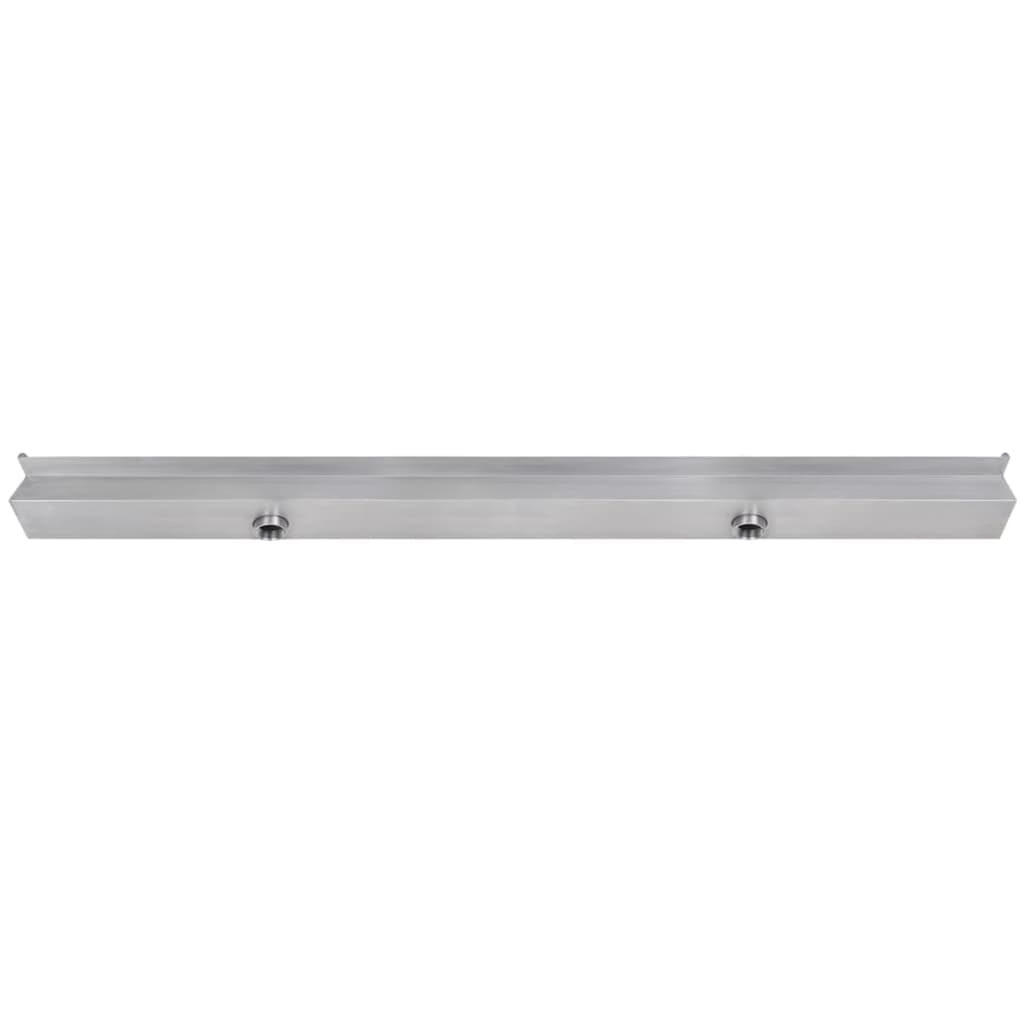 Suorakaide Uima-altaan Suihkulähde LED:llä Ruostumaton Teräs 150 cm - Sisustajankoti.fi