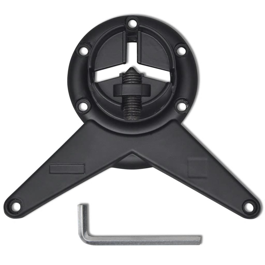 4 Korkeussäädettävää pöydänjalkaa Musta 1100 mm - Sisustajankoti.fi