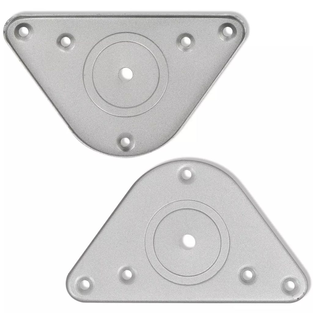 4 Korkeussäädettävää Pöydän Jalkaa Harjattu Nikkeli 710 mm - Sisustajankoti.fi