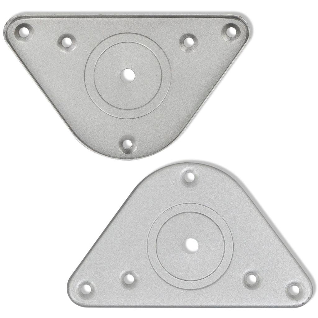 4 Korkeussäädettävää Pöydän Jalkaa Harjattu Nikkeli 870 mm - Sisustajankoti.fi