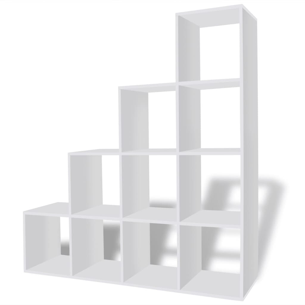 Porraskirjahylly 142 cm valkoinen - Sisustajankoti.fi