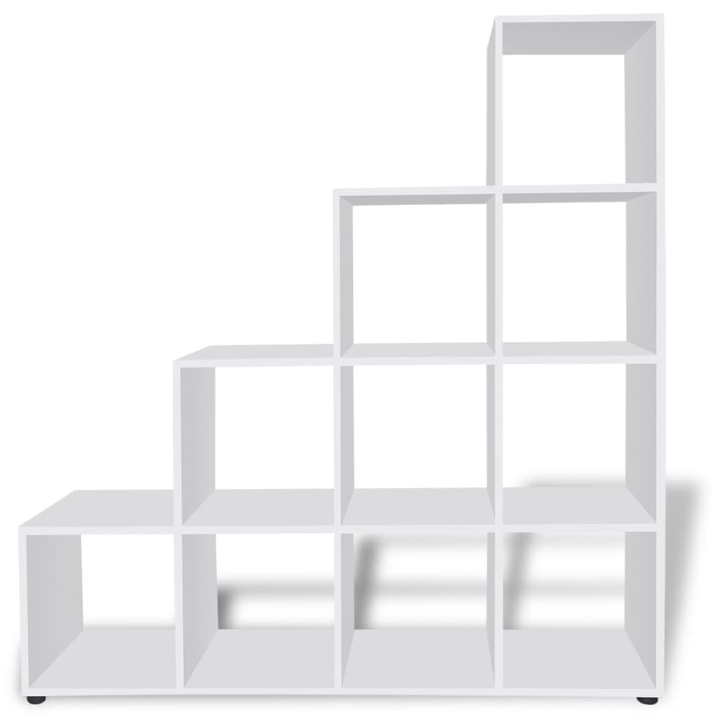 Porraskirjahylly 142 cm valkoinen - Sisustajankoti.fi