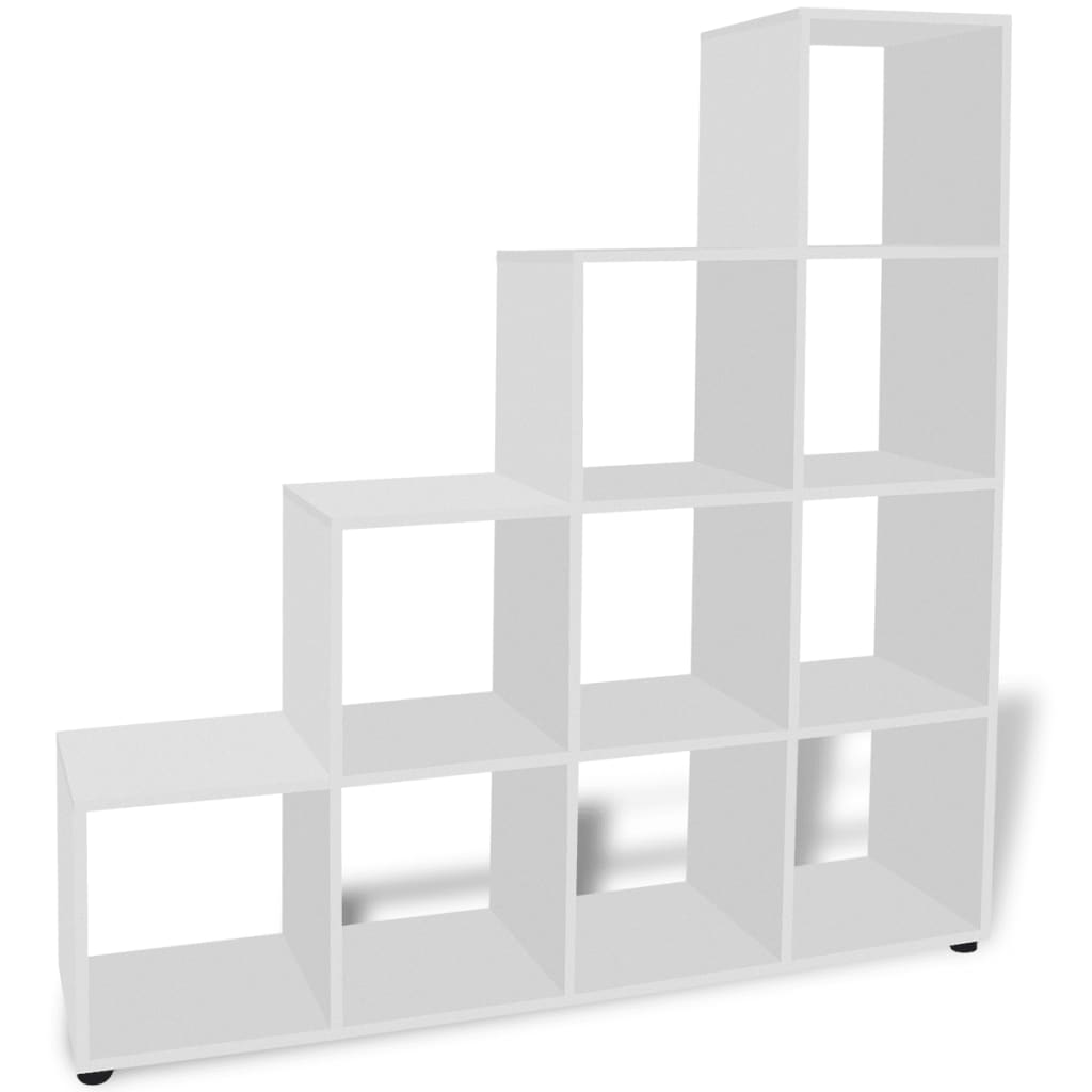 Porraskirjahylly 142 cm valkoinen - Sisustajankoti.fi