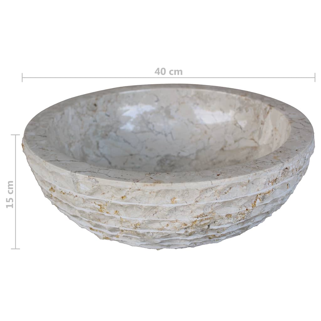 Pesuallas marmori 40 cm kerma - Sisustajankoti.fi