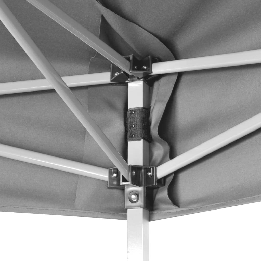 Kuusikulmainen Pop-Up Juhlateltta harmaa 3,6x3,1 m - Sisustajankoti.fi