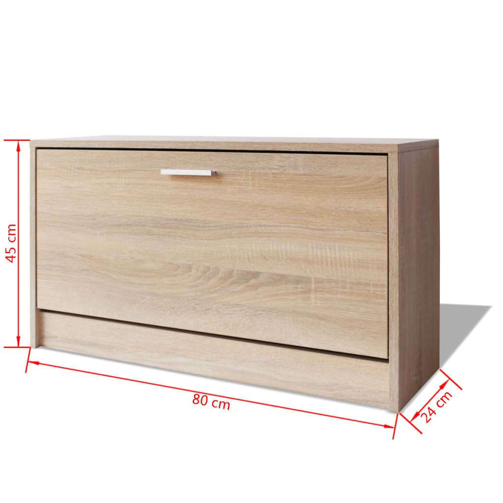 Kenkien Varastokaappi Tammi 80x24x45 cm - Sisustajankoti.fi