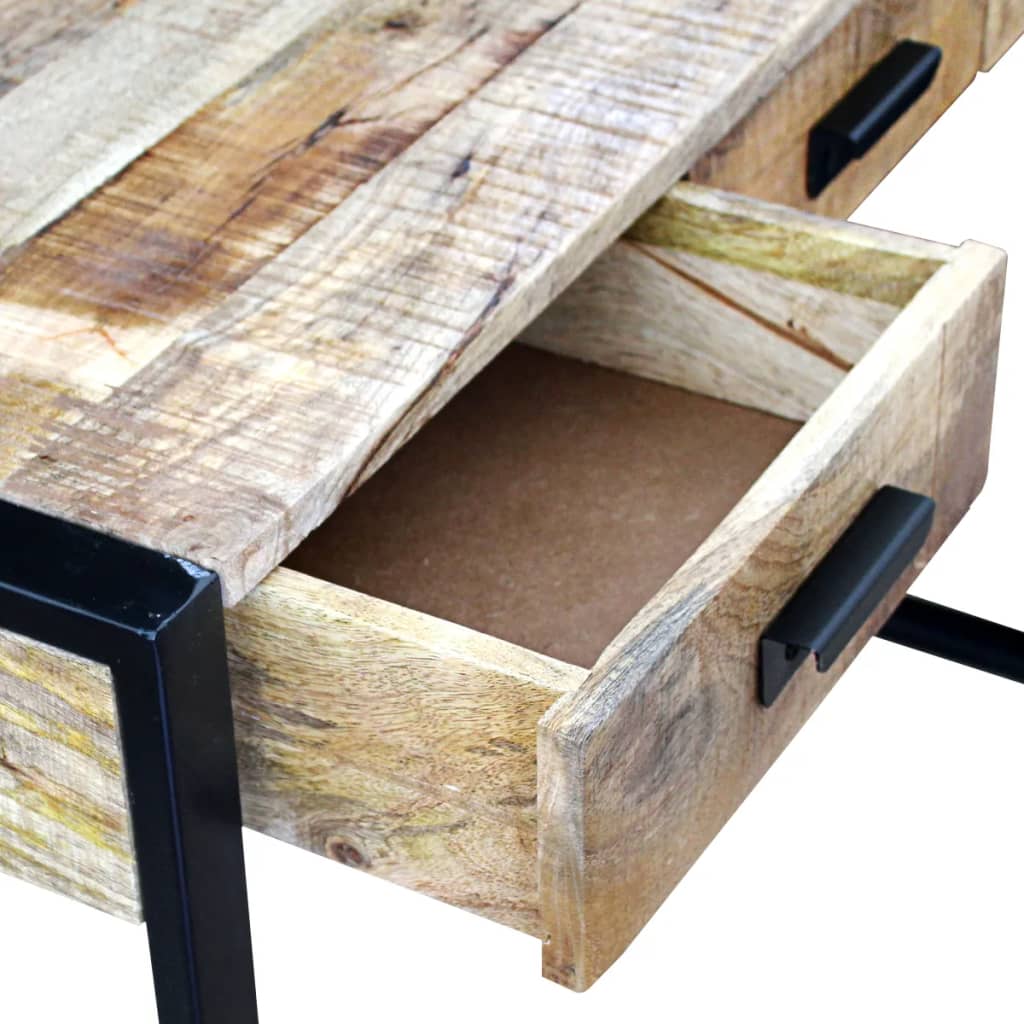 Sivupöytä 3 Lipastolla Kiinteä Mangopuu 110x35x78 cm - Sisustajankoti.fi