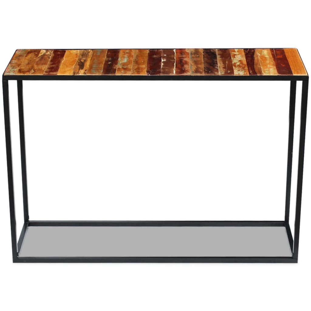 Sivupöytä kierrätetty massiivipuu 110x35x76 cm - Sisustajankoti.fi